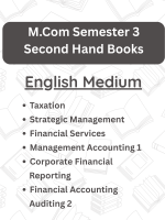 M.Com Semester 3 - English Medium