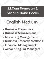 M.Com Semester 1 - English Medium